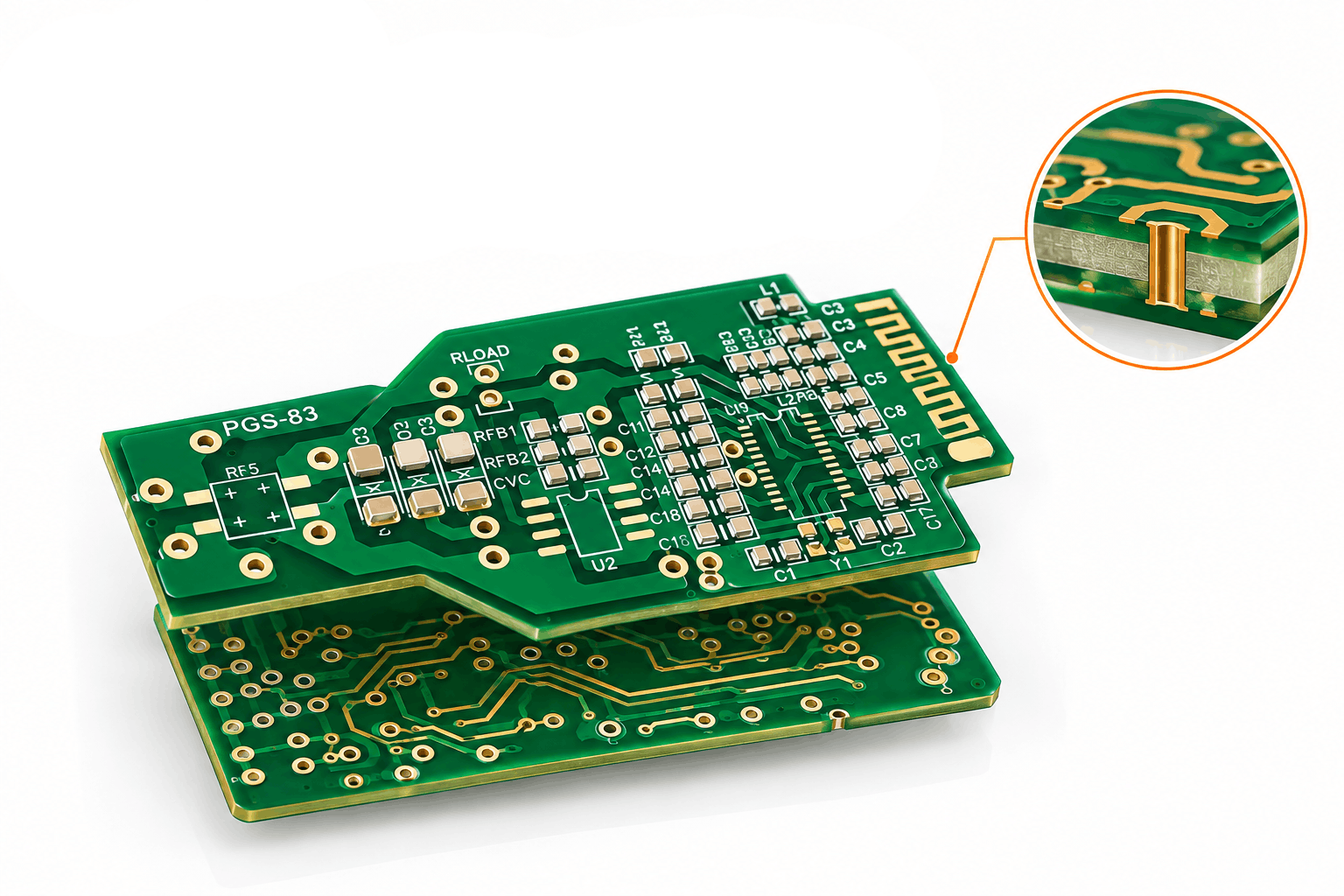 Custom Double-Sided PCB Bangalore
